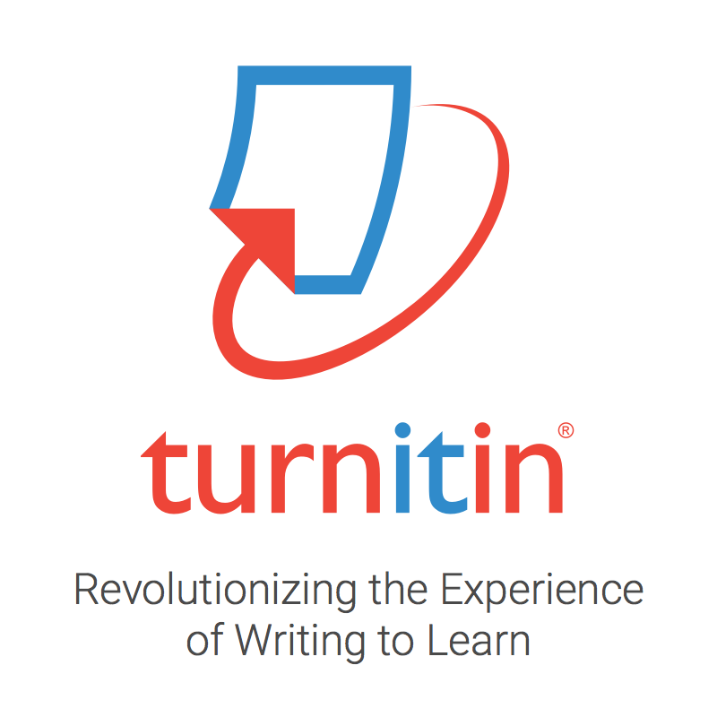Turnitin logo with tagline 'Revolutionizing the Experience of Writing to Learn'